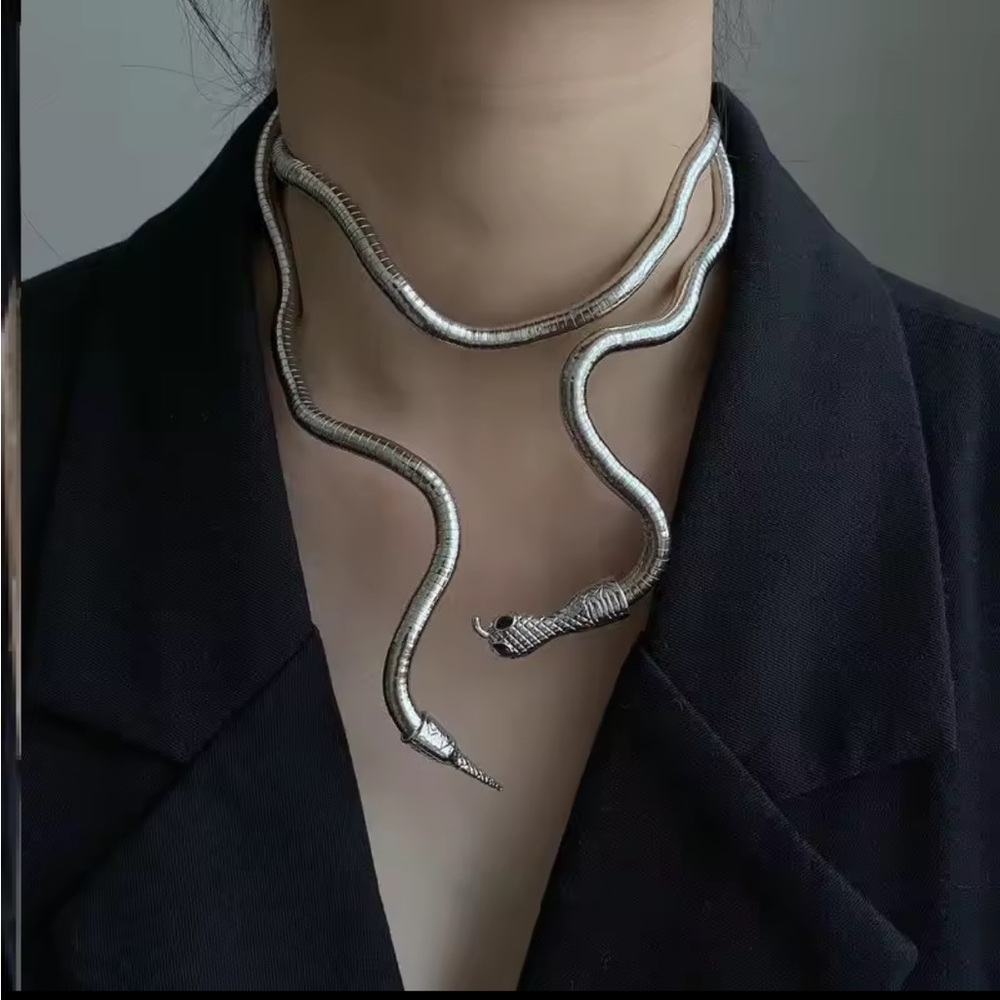 Brand new Silver Snake Necklace